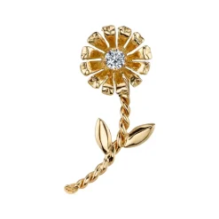 The Last Line Arrow Flower Earring