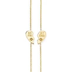 The Last Line Best Friends Heart Bracelet Set