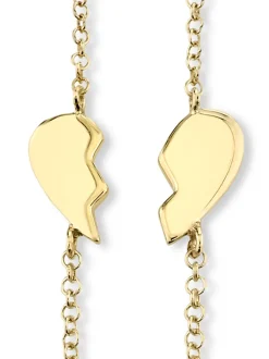 The Last Line Best Friends Heart Bracelet Set
