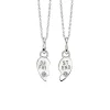 The Last Line Best Friends Heart Pendant Set