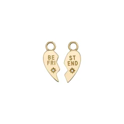 The Last Line Best Friends Hoop Charm Set