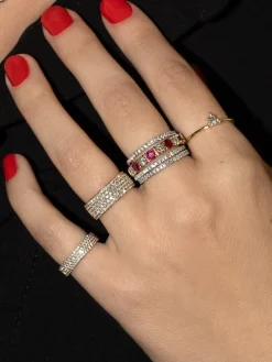 The Last Line Bestie Baguette Birthday Cake Ring