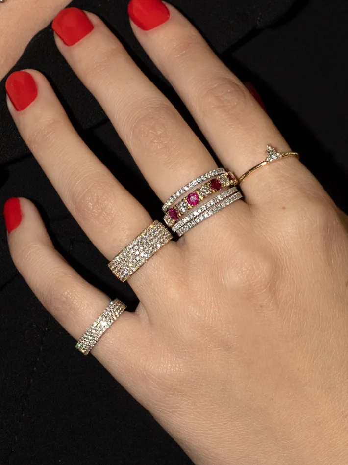 The Last Line Bestie Baguette Birthday Cake Ring
