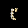 The Last Line Bezel Curve Earring