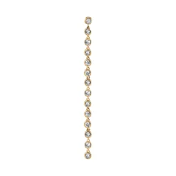 The Last Line Bezel Drop Earring