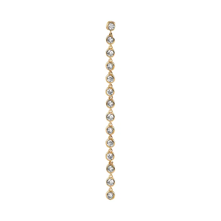 The Last Line Bezel Drop Earring