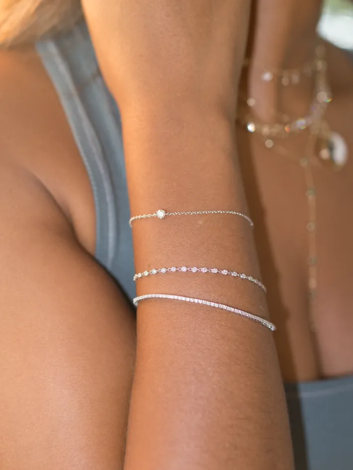 The Last Line Bezel Link Bracelet
