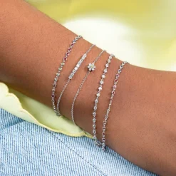 The Last Line Bezel Link Bracelet