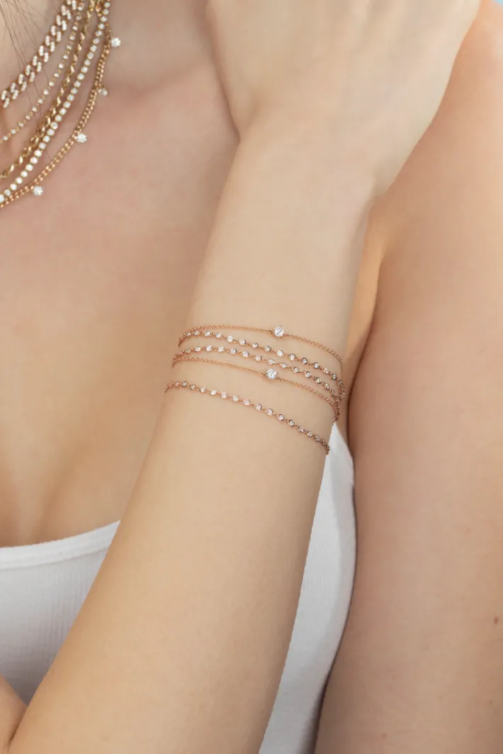 The Last Line Bezel Link Bracelet