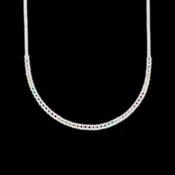 The Last Line Bezel Link Necklace
