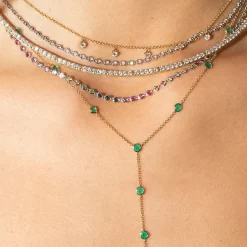 The Last Line Bezel Link Necklace