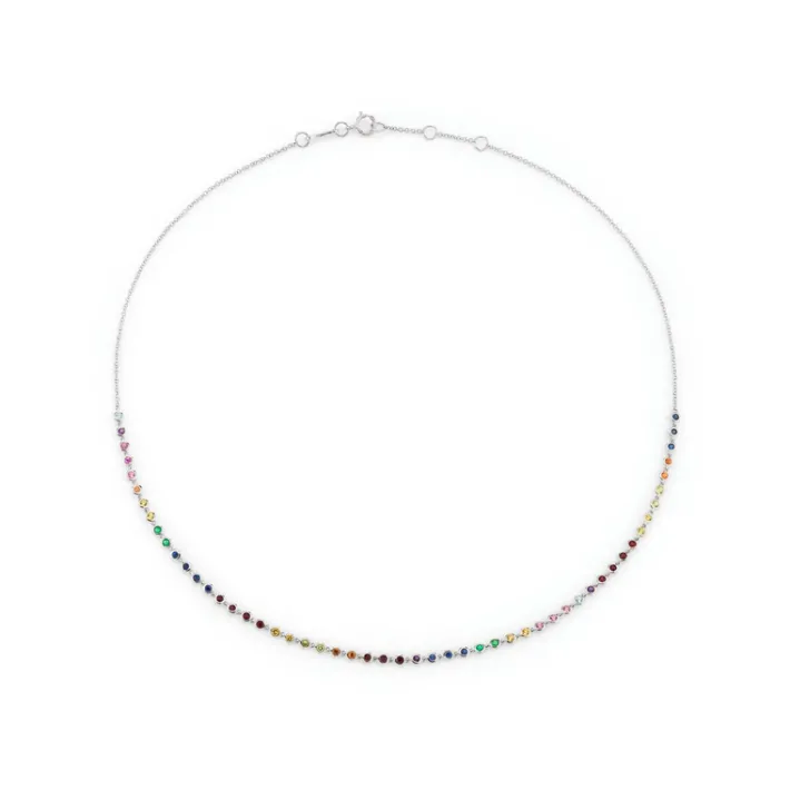 The Last Line Bezel Link Necklace