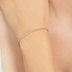 The Last Line Bezel Tennis Bracelet