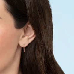 The Last Line Chain Earring