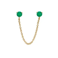 The Last Line Connected Stud Earring