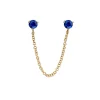 The Last Line Connected Stud Earring