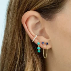 The Last Line Connected Stud Earring