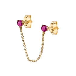 The Last Line Connected Stud Earring