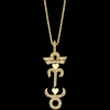 The Last Line Custom Heart and Zodiac Pendant