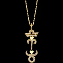 The Last Line Custom Heart and Zodiac Pendant