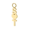 The Last Line Custom Letter And Symbol Hoop Earring Charm
