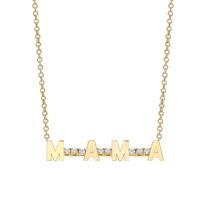 The Last Line Custom Mini Personalized Tennis Necklace