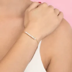 The Last Line Custom Mini Personalized Tennis Bracelet