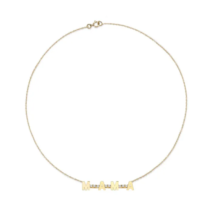 The Last Line Custom Mini Personalized Tennis Necklace