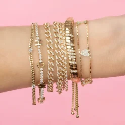 The Last Line Diamond I Love You Chain Bracelet