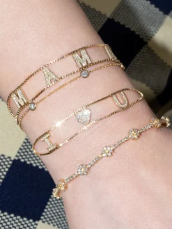 The Last Line Diamond Mama Chain Bracelet