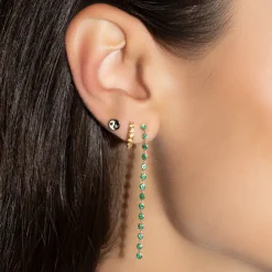 The Last Line Diamond Petite Yin Yang Stud