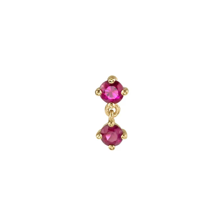 The Last Line Double Droplet Stud