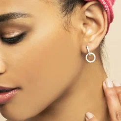The Last Line Double Hoop Earring