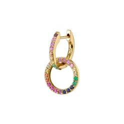 The Last Line Double Hoop Earring