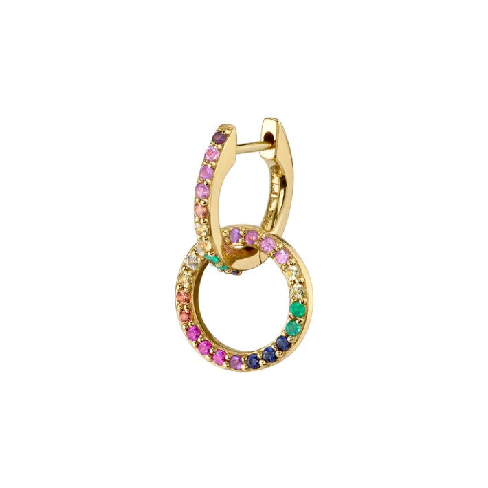 The Last Line Double Hoop Earring