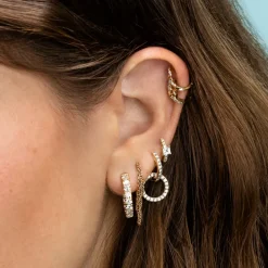 The Last Line Double Hoop Earring