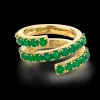 The Last Line Double Twist Ring