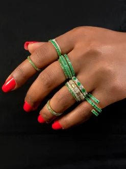 The Last Line Double Twist Ring