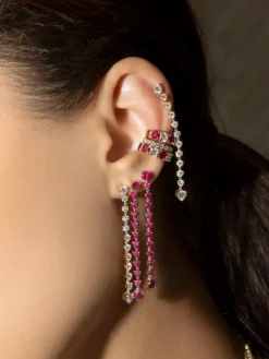 The Last Line Drop Chain Earring