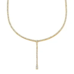 The Last Line Drop Tennis Necklace