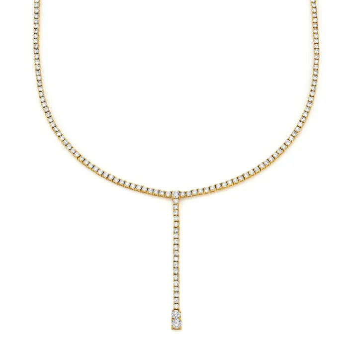 The Last Line Drop Tennis Necklace