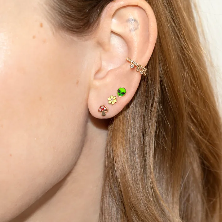 The Last Line Enamel Stud