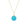 The Last Line Enamel Zodiac Pendant