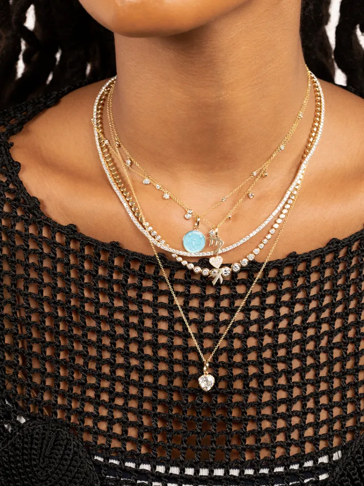 The Last Line Enamel Zodiac Pendant