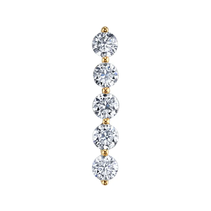 The Last Line Five Stud Earring