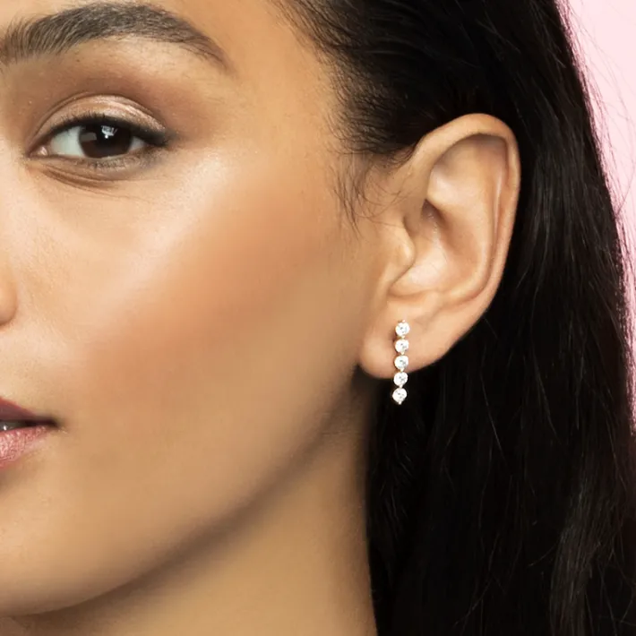 The Last Line Five Stud Earring