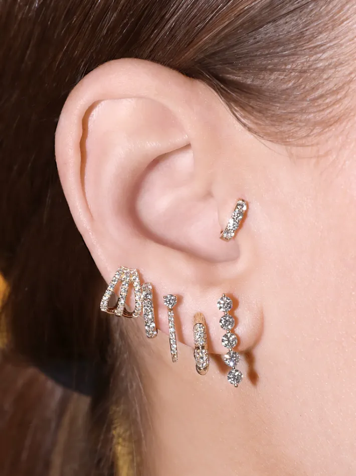 The Last Line Five Stud Earring