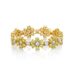 The Last Line Flower Eternity Ring