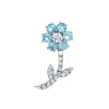The Last Line Goldie Flower Earring