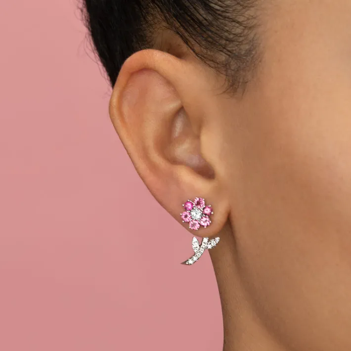 The Last Line Goldie Flower Earring